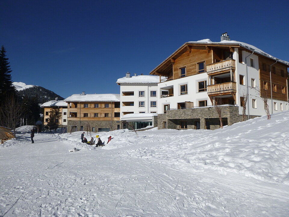 Priva Alpine Lodge im Winter