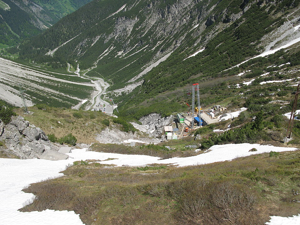 Baustelleneinrichtung Lünersee