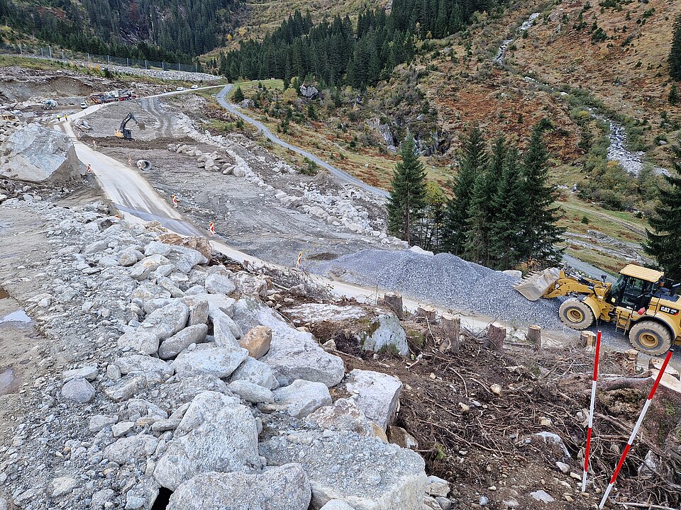 Baustellenübersicht Silvretta Hochalpenstraße