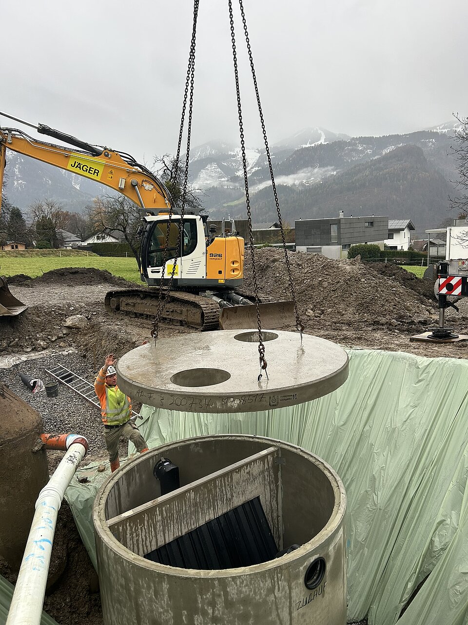 Baustelle Wasserversorgungsanlage Nüziders