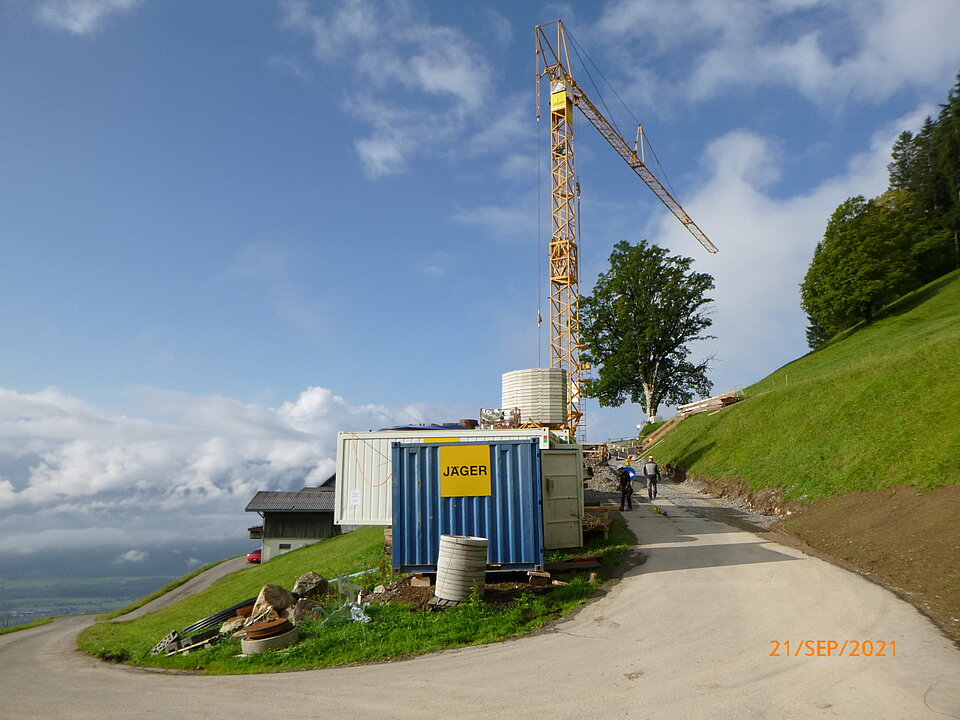 Baustelleneinrichtung Thüringerberg