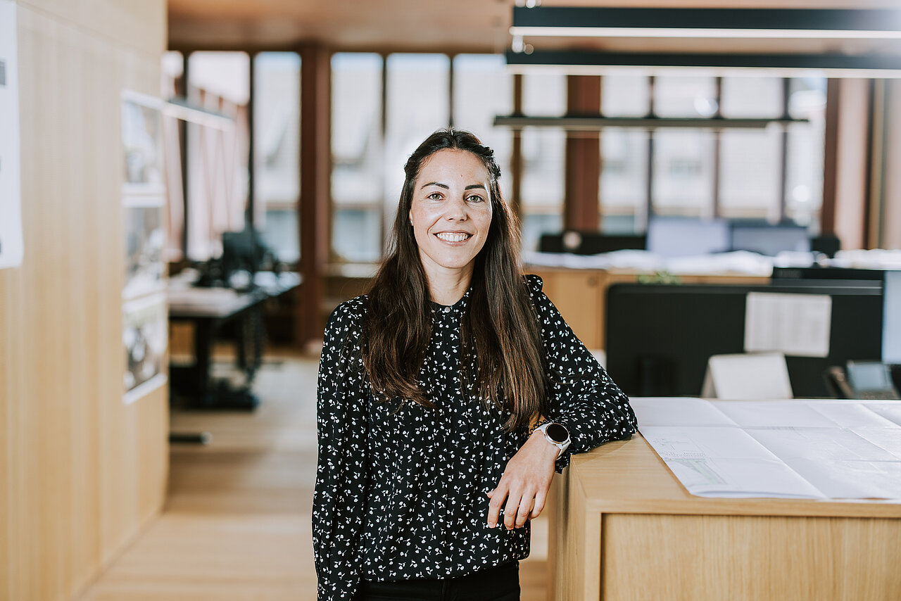 Portrait Nadine Schuchter, Planungsabteilung Jäger Bau