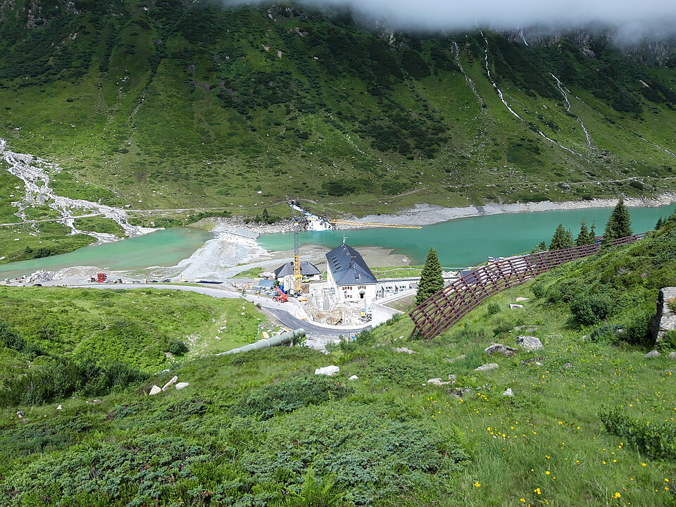 Baustelleneinrichtung Obervermuntwerk I