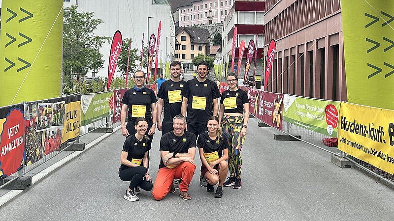 Das Jäger-Laufteam bei Bludenz läuft 2025