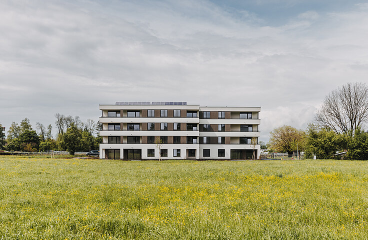 Außenaufnahme Wohnanlage Bregenz Brachsenweg